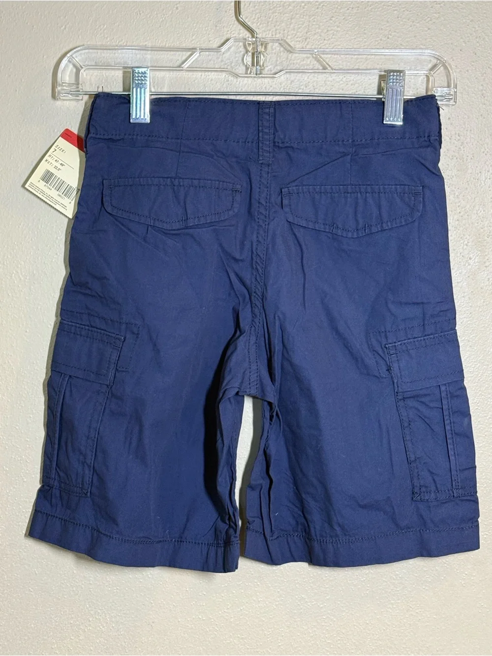 NWT OshKosh B'gosh Boys' Navy Cargo Shorts with EZ-Adjust Waist 2 Available